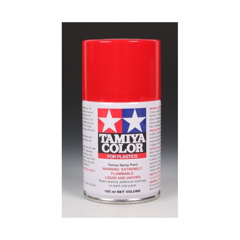 Tamiya Color Spray Paint 100ml  -  TS-8 Italian Red