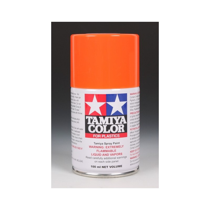 Tamiya Color Spray Paint 100ml  -  TS-12 Orange Spray