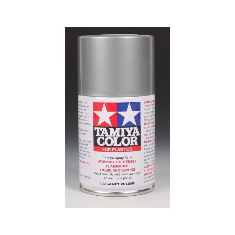 Tamiya Color Spray Paint 100ml  -  TS-17 Gloss Aluminium