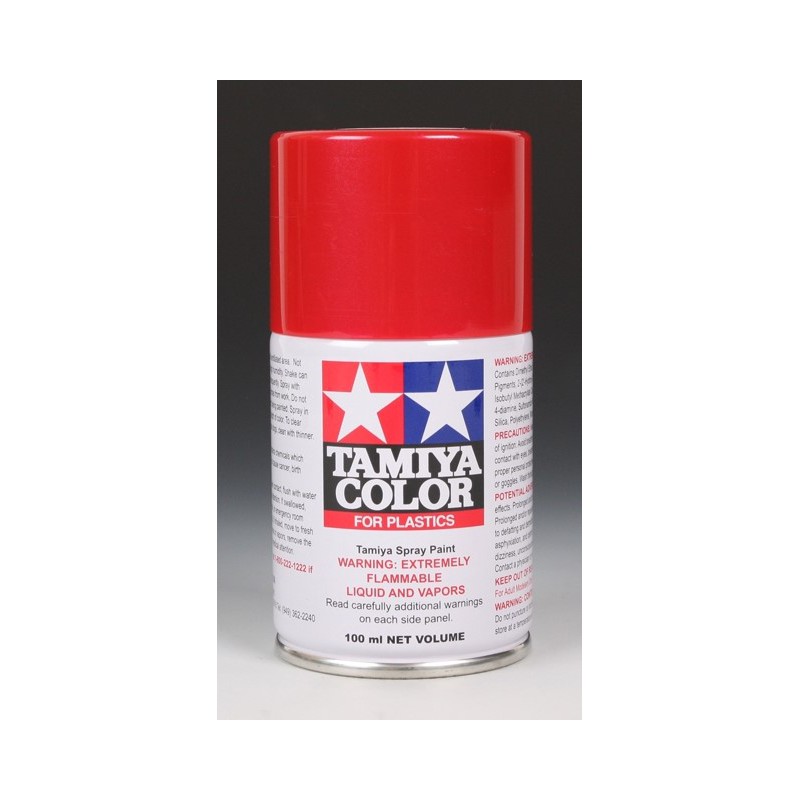 Tamiya Color Spray Paint 100ml  -  TS-18 Metallic Red