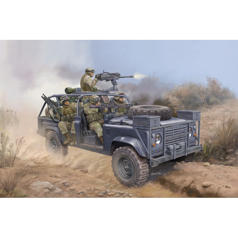 Land Rover Defender RSOV with Mk.19 Grenade Launcher  -  Hobby Boss (1/35)