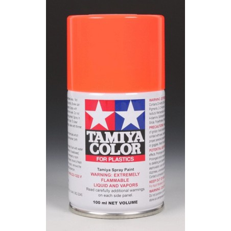 Tamiya Color Spray Paint 100ml  -  TS-36 Fluorescent Red