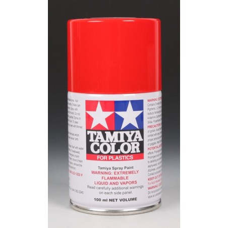 Tamiya Color Spray Paint 100ml  -  TS-49 Bright Red