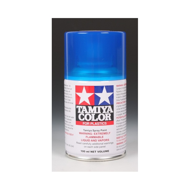 Tamiya Color Spray Paint 100ml  -  TS-72 Clear Blue