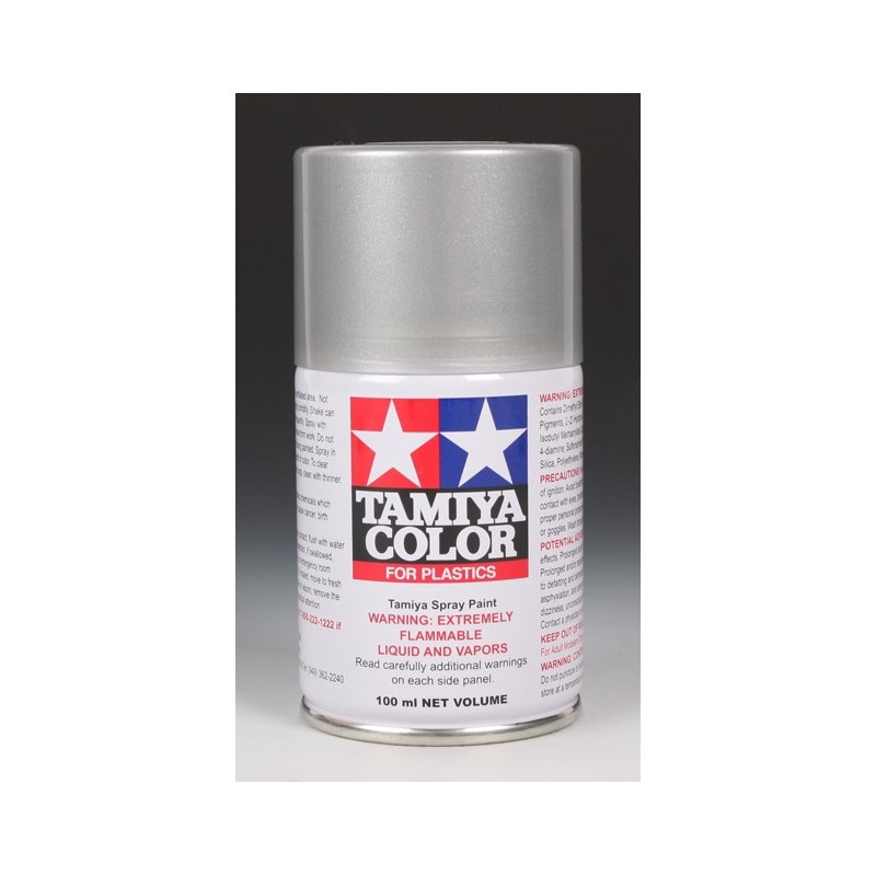 Tamiya Color Spray Paint 100ml  -  TS-76 Mica Silver