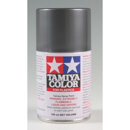 Tamiya Color Spray Paint 100ml  -  TS-100 Bright Gun Metal