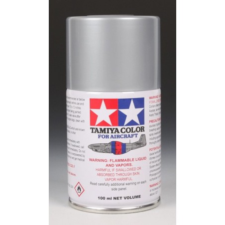 Tamiya Color Spray Paint 100ml  -  AS-12 Bare Metal Silver