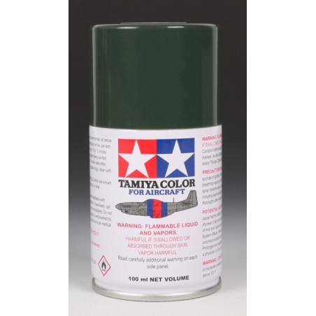 Tamiya Color Spray Paint 100ml  -  AS-24 Dark Green (Luftwaffe)