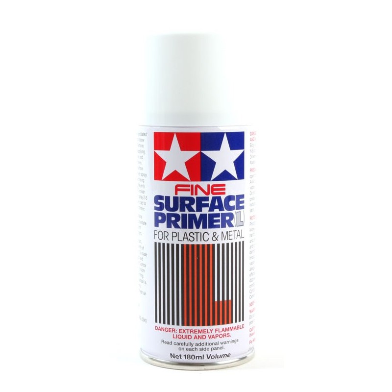 Tamiya Fine Surface Primer (L) Spray 180ml  -  White