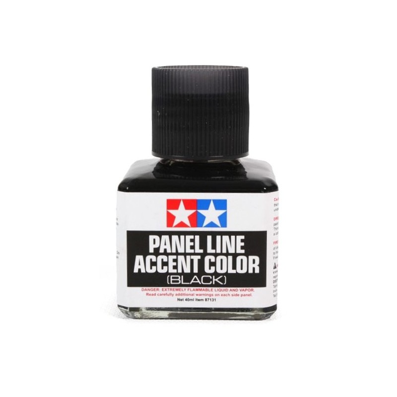 Tamiya Panel Line Accent Color 40ml  -  Black