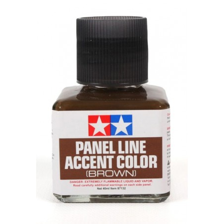 Tamiya Panel Line Accent Color 40ml  -  Brown