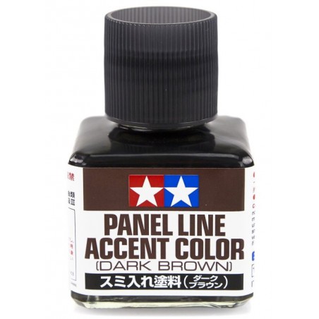 Tamiya Panel Line Accent Color 40ml  -  Dark Brown