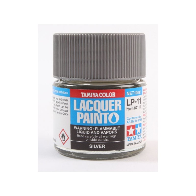 Tamiya Lacquer Paint 10ml  -  LP-11 Silver