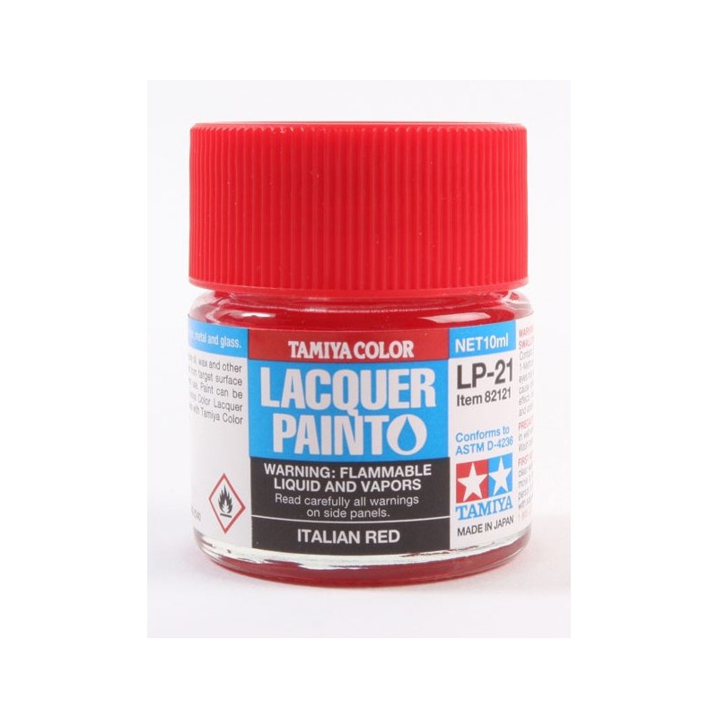 Tamiya Lacquer Paint 10ml  -  LP-21 Italian Red