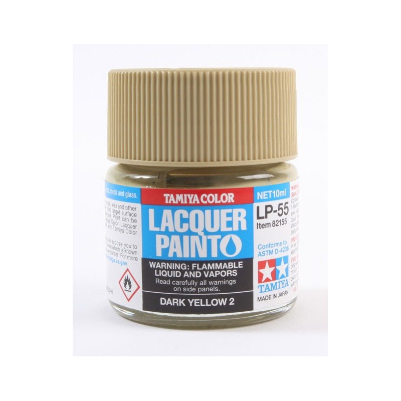 Tamiya Lacquer Paint 10ml  -  LP-55 Dark Yellow 2