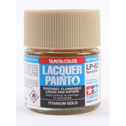 Tamiya Lacquer Paint 10ml  -  LP-62 Titanium Gold