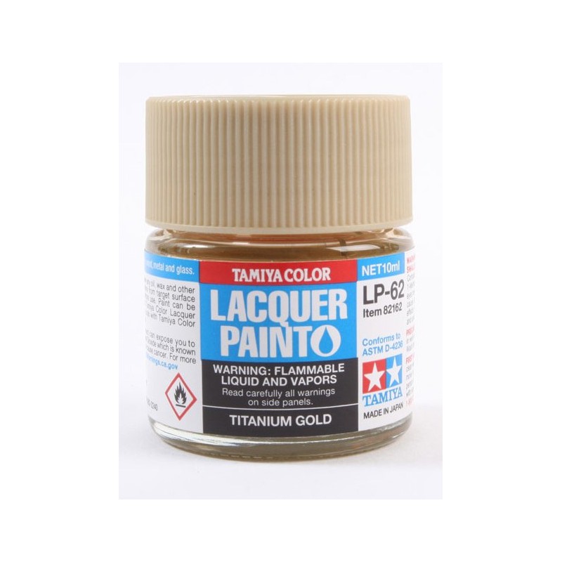 Tamiya Lacquer Paint 10ml  -  LP-62 Titanium Gold