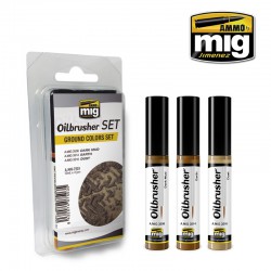 Ammo Mig Oilbrusher Set 3 Colors  -  Ground