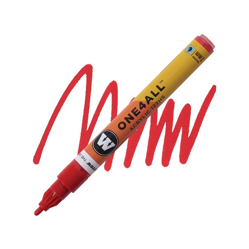 Molotow One4all Acrylic Paint Marker 2mm  -  Traffic Red