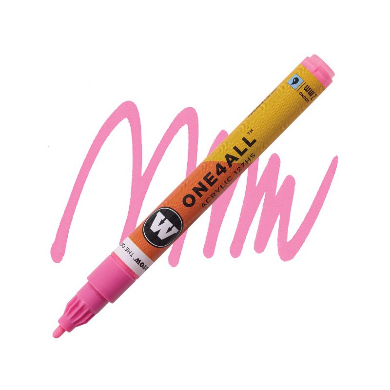 Neon Pink One4all Acrylic Paint Marker 2mm  Molotow 127.208