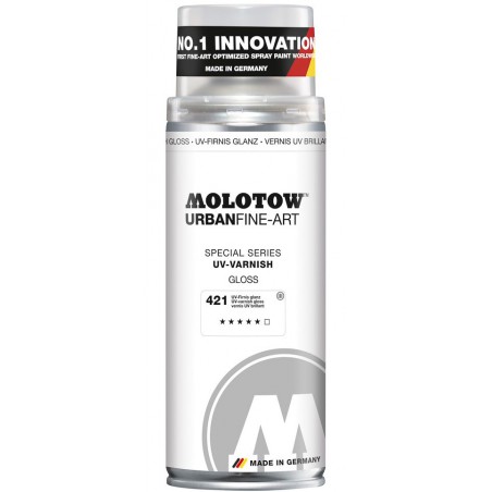 Spray UV Varnish Gloss 400ml Molotow 421