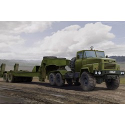 KrAZ-260B Tractor + MAZ/chMZAP-5247G Semi-Trailer  -  Hobby Boss (1/35)