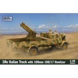 Lancia 3Ro Italian Truck + 100mm 100/17 Howitzer  -  IBG (1/35)