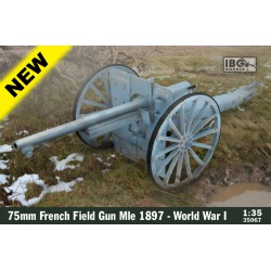 Mle 1897 75mm French Field Gun WWI  -  IBG (1/35)