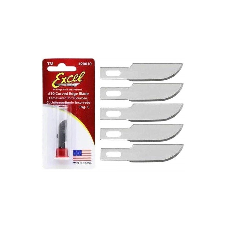 Curved Edge Blade N°10 (5pcs) - Excel