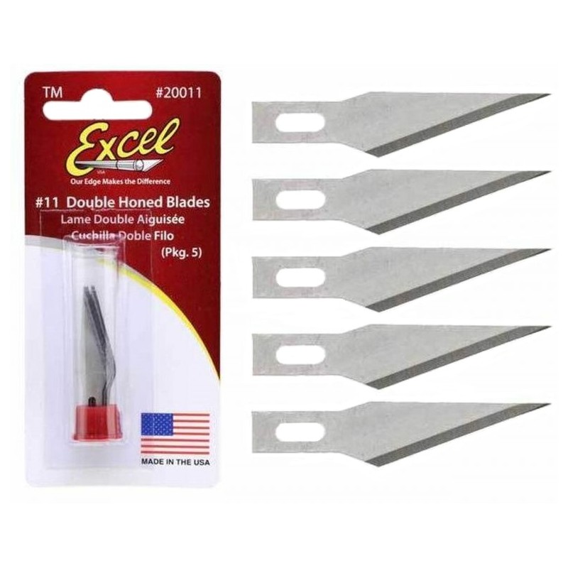 Double Honed Blade N°11 (5 pcs) - Excel