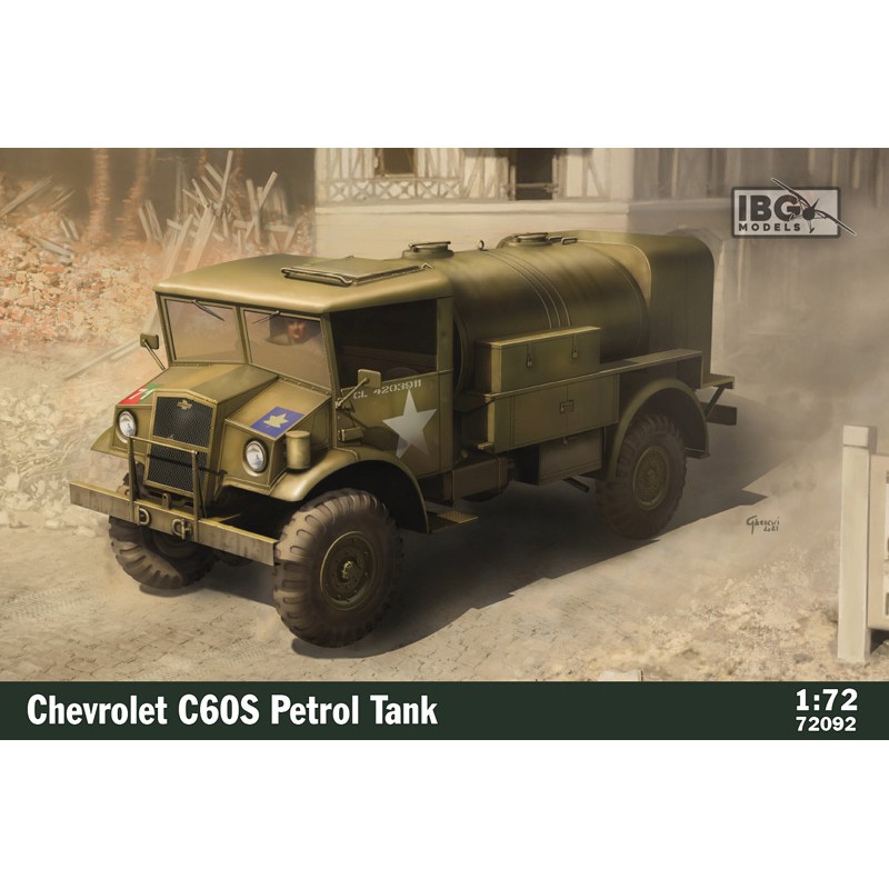 Chevrolet C60S Petrol Tank  -  IBG (1/72)