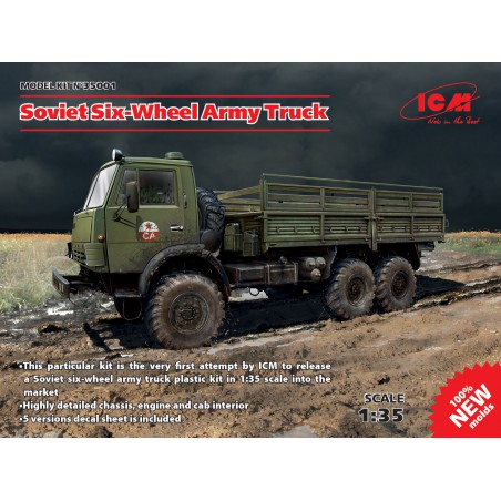 KamAZ-4310 Soviet Six-Wheel Army Truck  -  ICM (1/35)