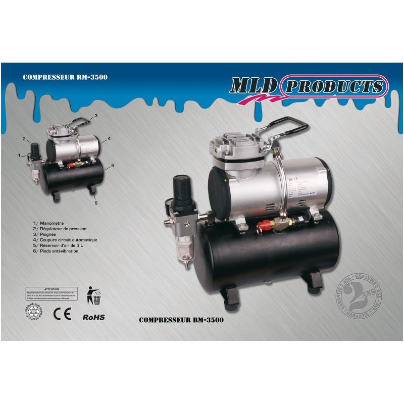 Airbrush-compressor RM3500  -  MLD Products