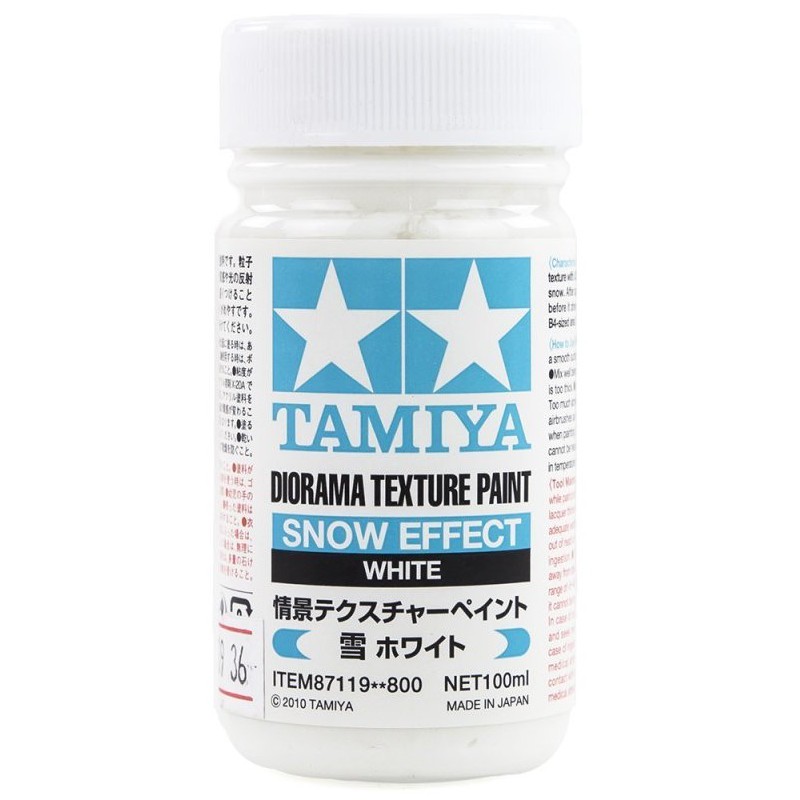 Diorama Texture Paint Snow Effect  Tamiya 87119