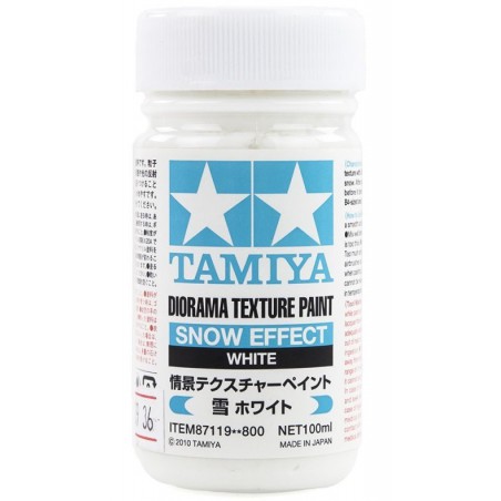 Diorama Texture Paint Snow Effect  Tamiya 87119