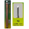Beitel T2 2,8 x 2,8 mm diamantpunt - Master Tools