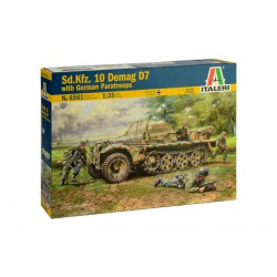 Demag D7 Sd.Kfz.10 + German Paratroops  -  Italeri (1/35)