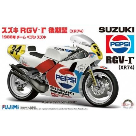 Suzuki RGV-R (XR74) 1988 N°34 Kévin Schwantz  -  Fujimi (1/12)