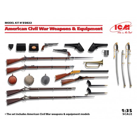 American Civil War Weapons & Equipment  -  ICM (1/35)