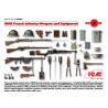 WWII French Infantry Weapons & Equipment  -  ICM (1/35)