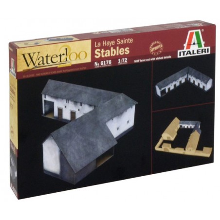 Waterloo 1815 La Haie Sainte Stables/Ecuries (1/72)  Italeri 6176