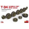 T-34 Wheels Set 1942 Series  -  MiniArt (1/35)