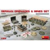 German Grenade & Mines Set (1/35)  MiniArt 35258