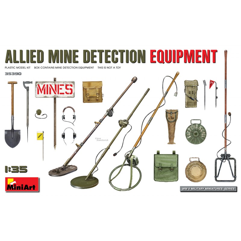 Allied Mine Detection Equipment  -  MiniArt (1/35)