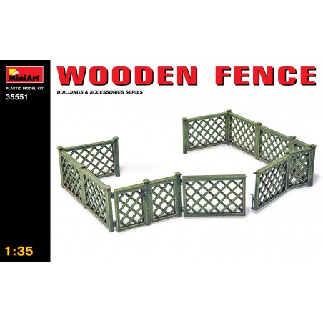 Wooden Fence  -  MiniArt (1/35)