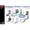 Household Crockery & Glass Set  -  MiniArt (1/35)