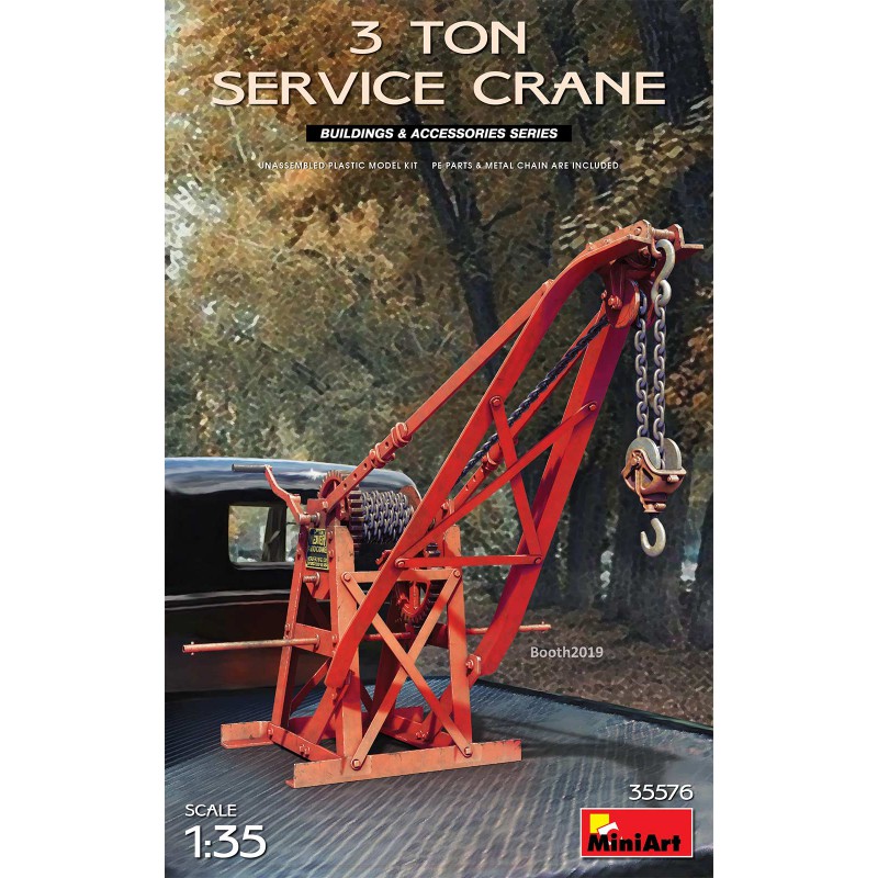 3 Ton Service Crane  -  MiniArt (1/35)