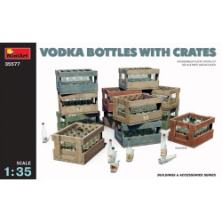 Vodka Bottles with Crates...