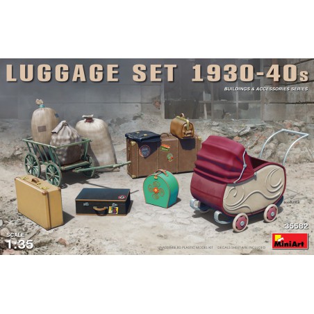 Luggage Set 1930-40s  -  MiniArt (1/35)