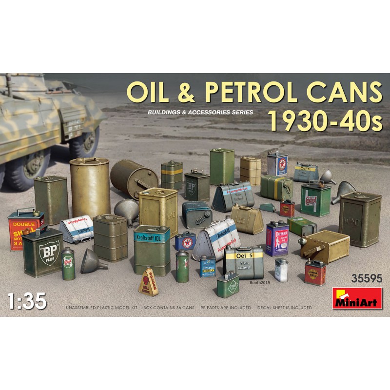 Oil & Petrol Cans 1930-40s  -  MiniArt (1/35)